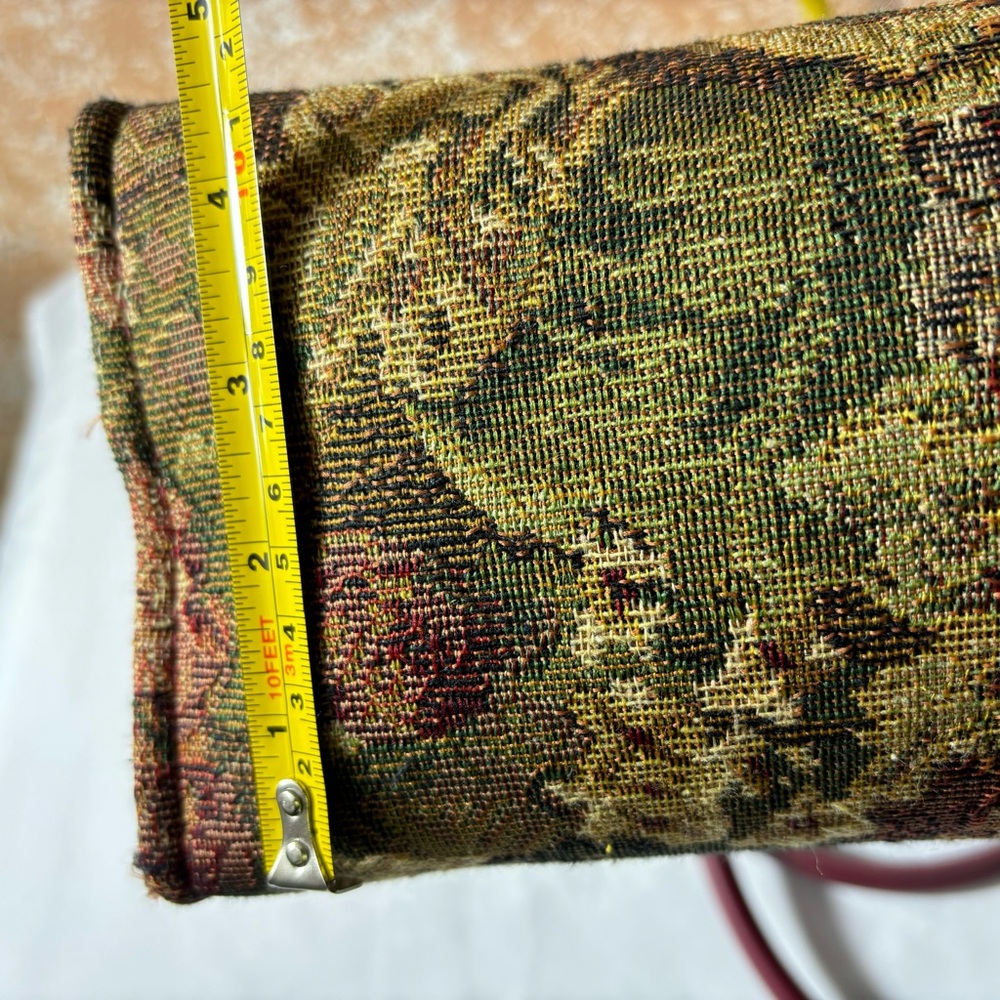 Pierre Cardin Canvas Tapestry Tote Floral Multicolor 2 Strap Shoulder Bag Purse - Picture 16 of 16